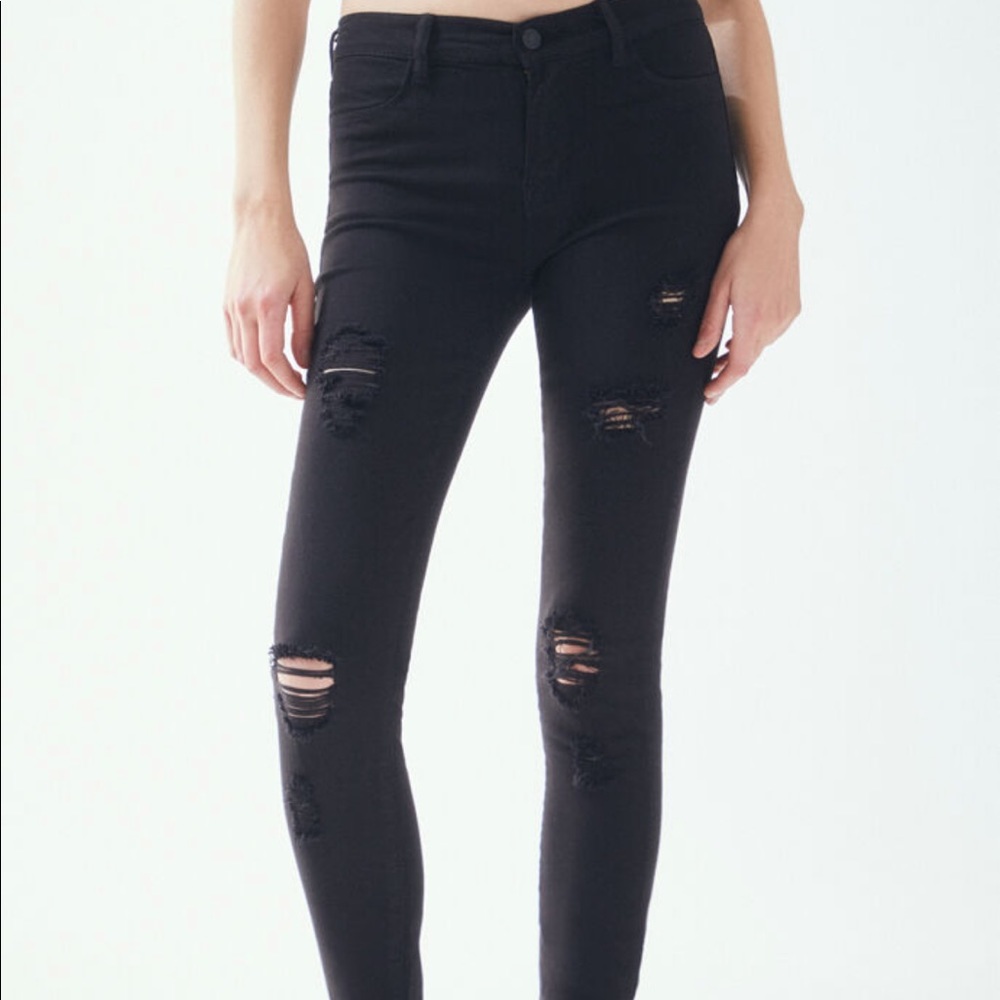 Pacsun black ripped jeans jeggings